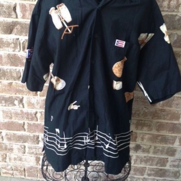 Salsa Shirt Clave Drums Guitar Cuban Musician Band - Picture 2 of 7